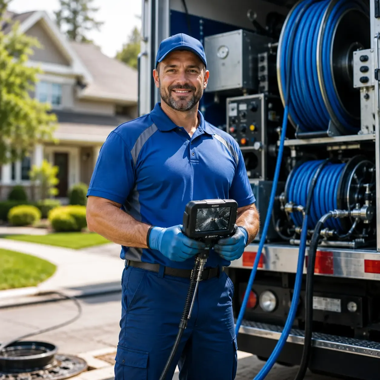 Local outdoor drain cleaning specialists in Allen, MI